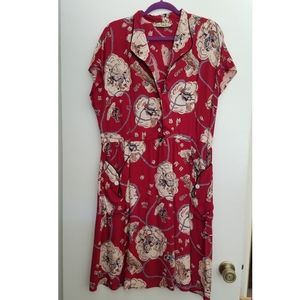 Loco Lindo Cowboy Print Dress